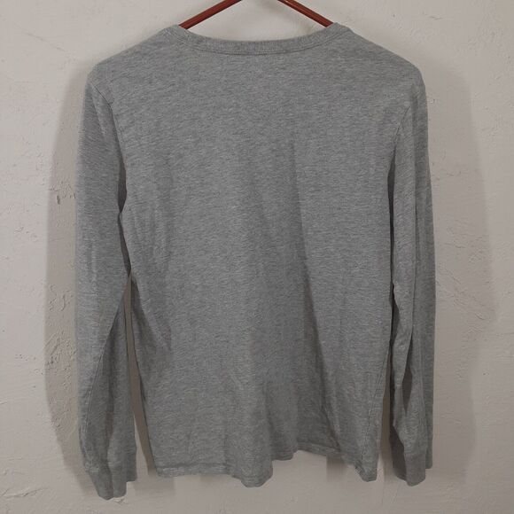 Nike Just Do It Shirt Adult Men's Small Long Sleeve Gray The Nike Tee - Picture 4 of 6